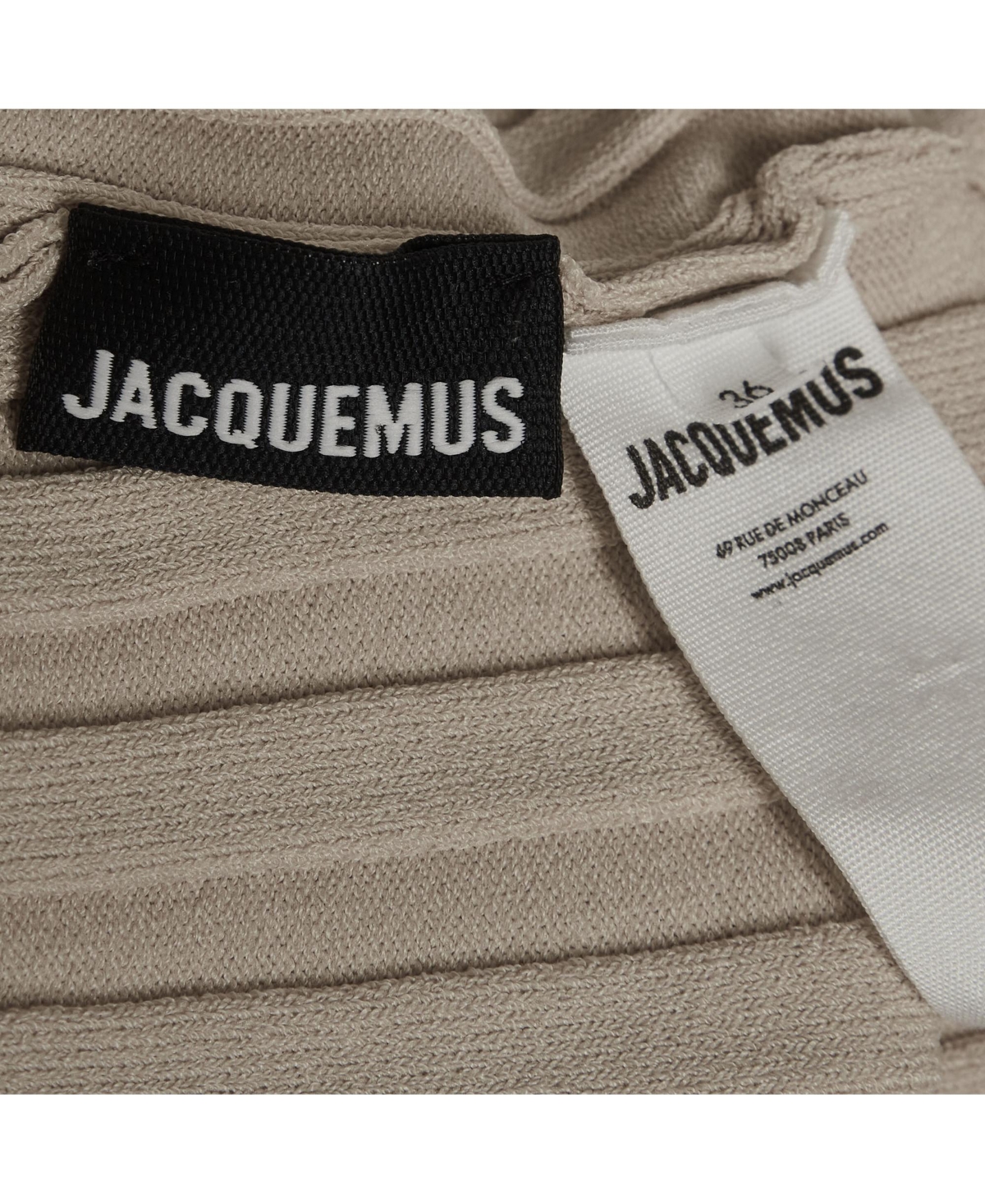 Pre-Owned Jacquemus Women's Rib Knit Le Cardigan Bando