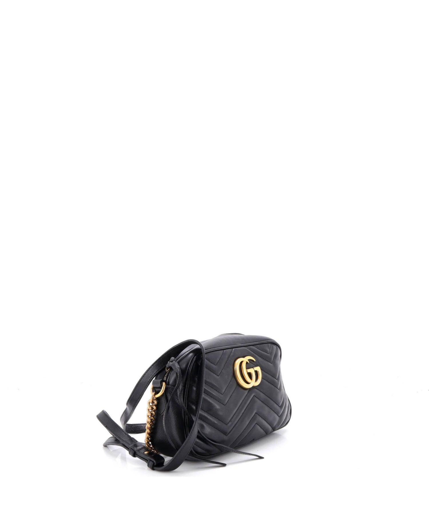 Small GG Marmont Shoulder Bag Matelasse Leather