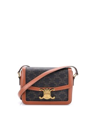 Teen Triomphe Shoulder Bag Triomphe Coated Canvas