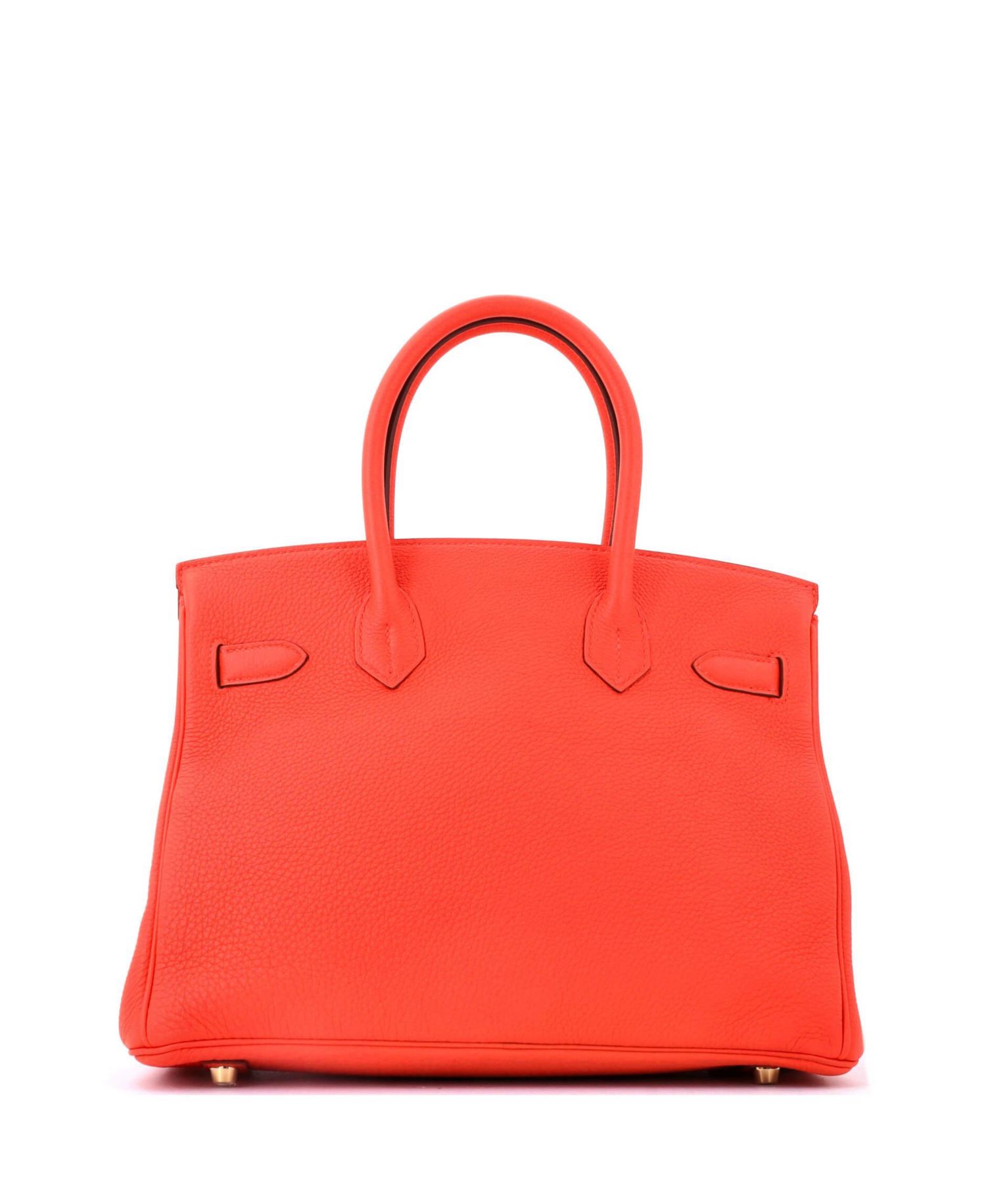 Birkin 30 Handbag Orange Togo with Gold Hardware