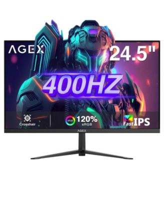AGEX Series AG25S 24.5" FHD 1920 x 1080 400Hz 1ms Fast IPS Gaming Monitor,120% sRGB, 2 x HDMI 2.0 + 1 x DP 1.4