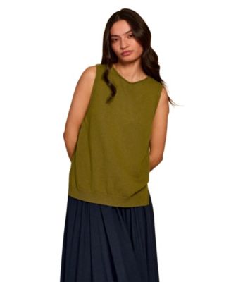Women's Sleeveless Knitted Vest Top