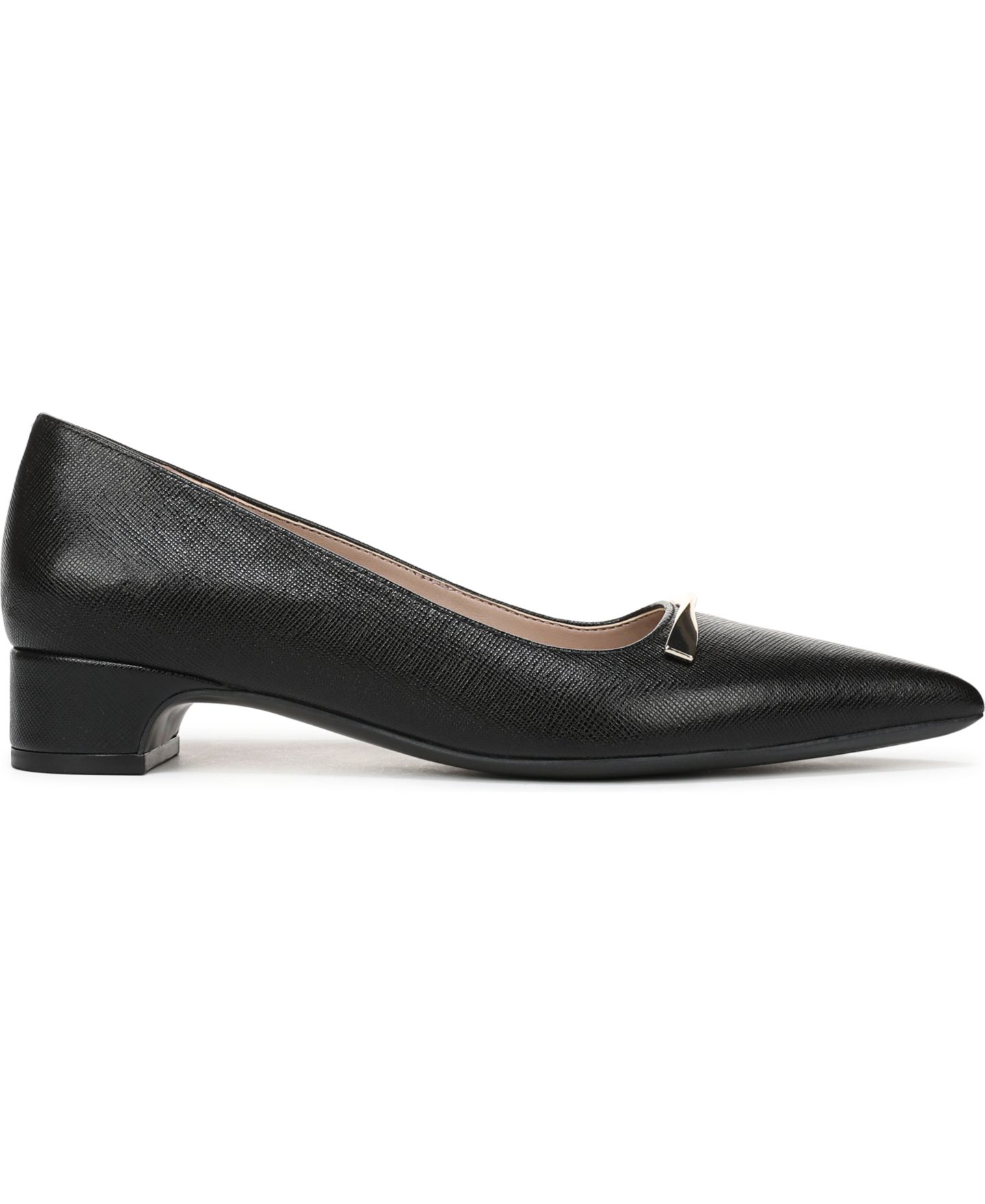 Женские туфли Naturalizer Rumi Slip-On Pumps, цвет: Чёрный кожаный — фото 2