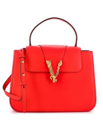 Medium Virtus Top Handle Bag Leather