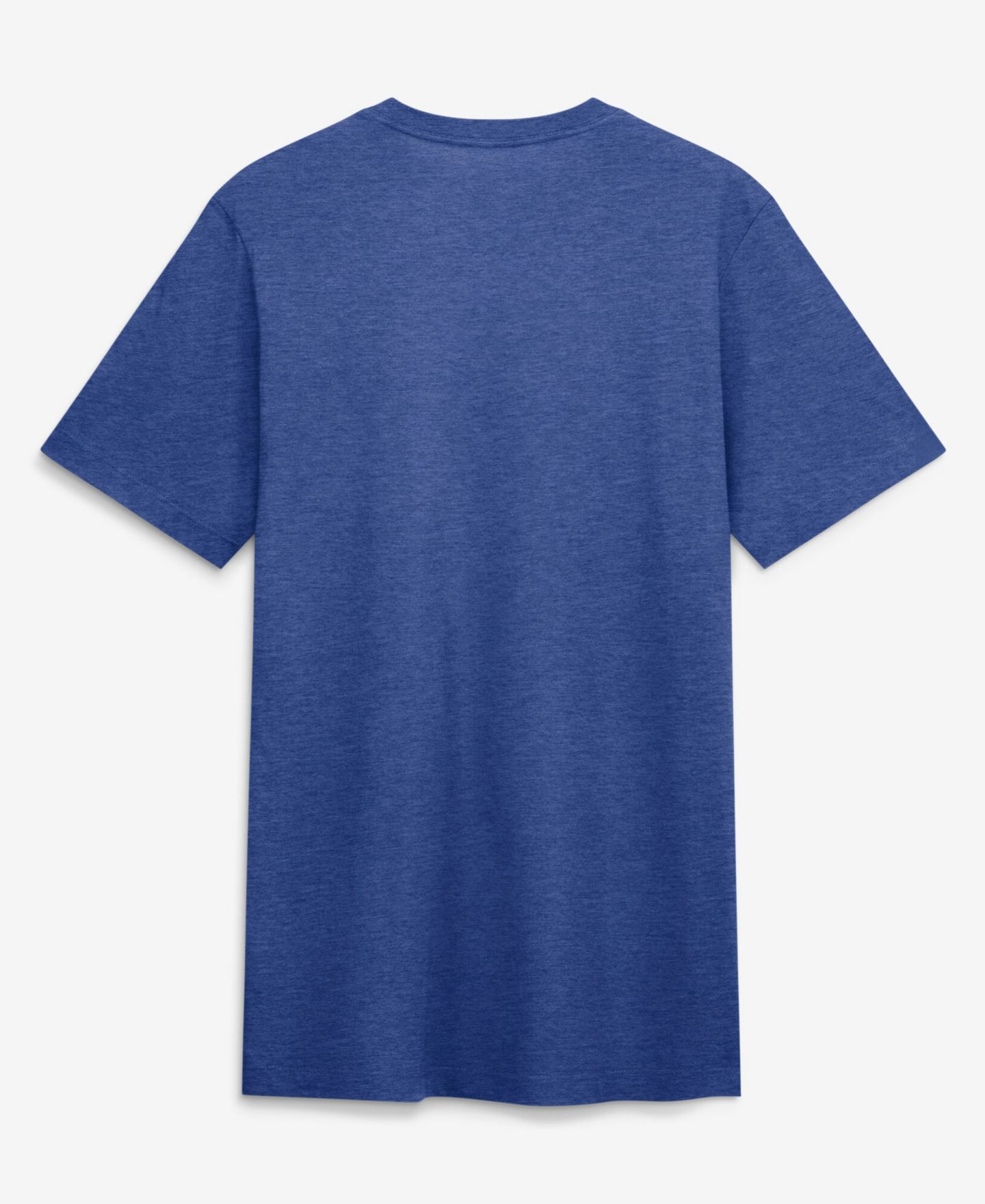 Мужская футболка Nike Heather Royal Los Angeles Dodgers Stacked Tri-Blend — фото 3