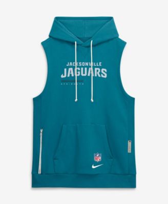 Men's Teal Jacksonville Jaguars Sideline Standard Issue Dri-FIT Sleeveless Hoodie