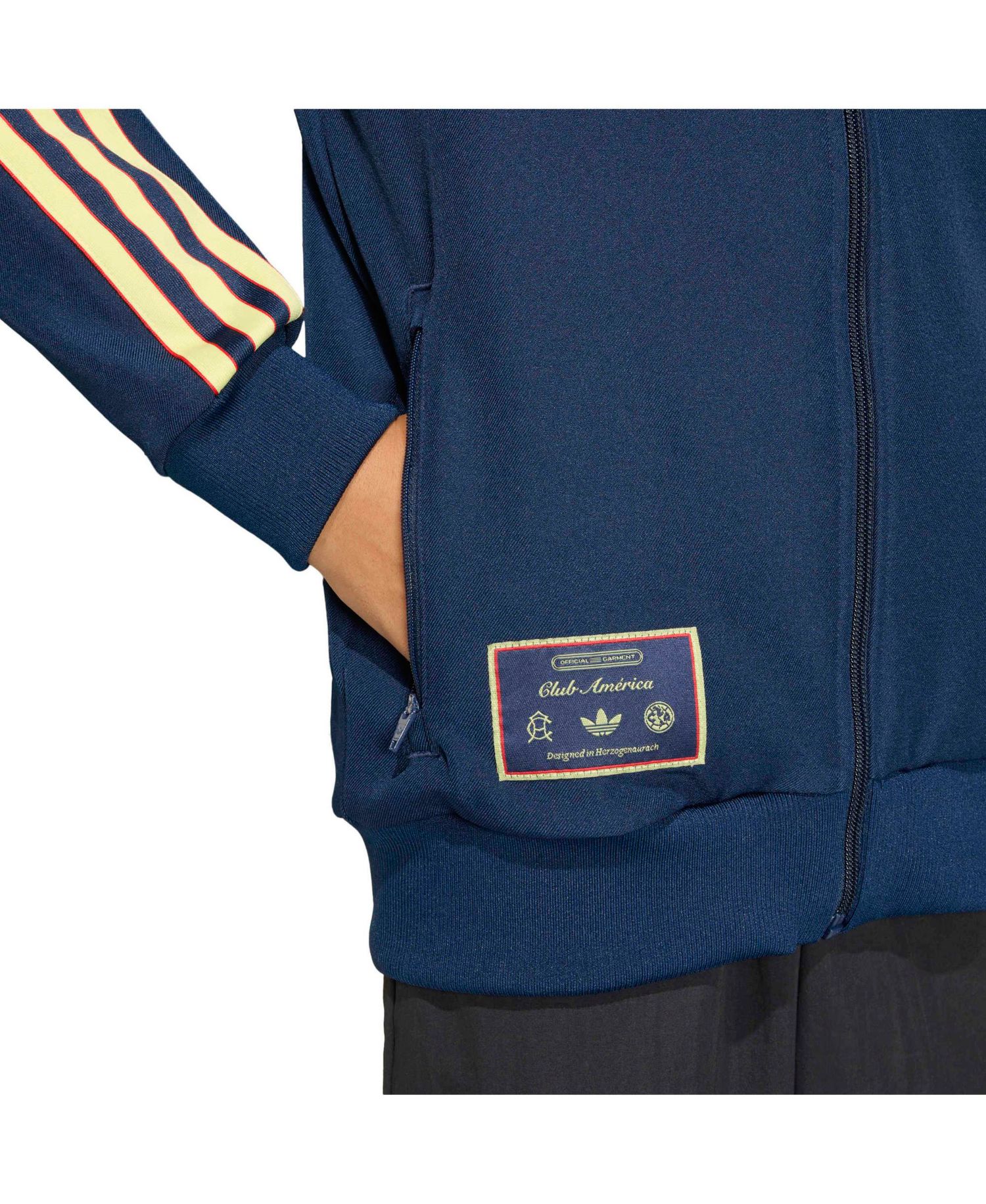 Big Boys and Girls Navy Club America Terrace Icons Full-Zip Track Top