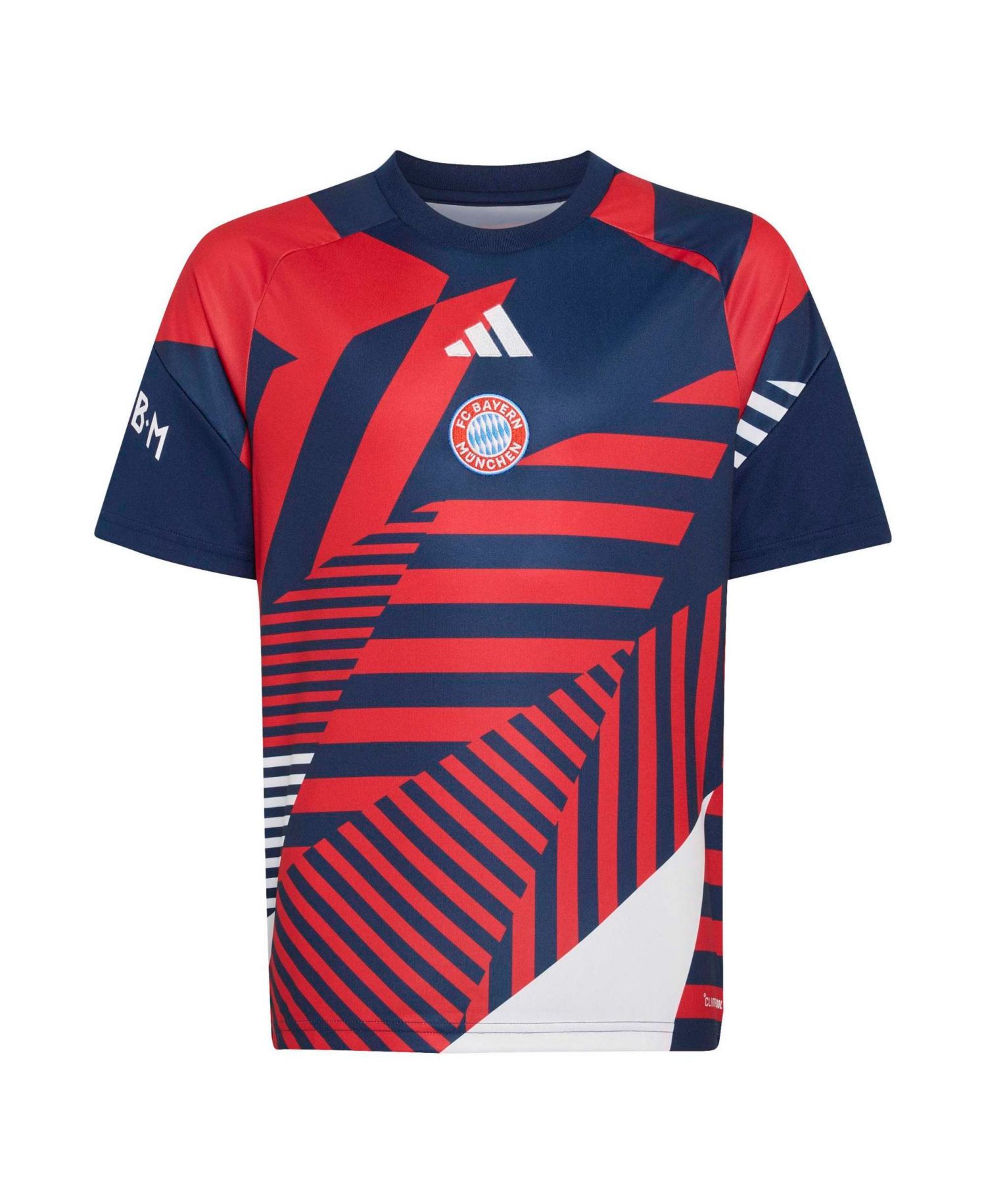 Big Boys and Girls Blue/Red Bayern Munich 2026/27 Pre-Match Home Training Jersey