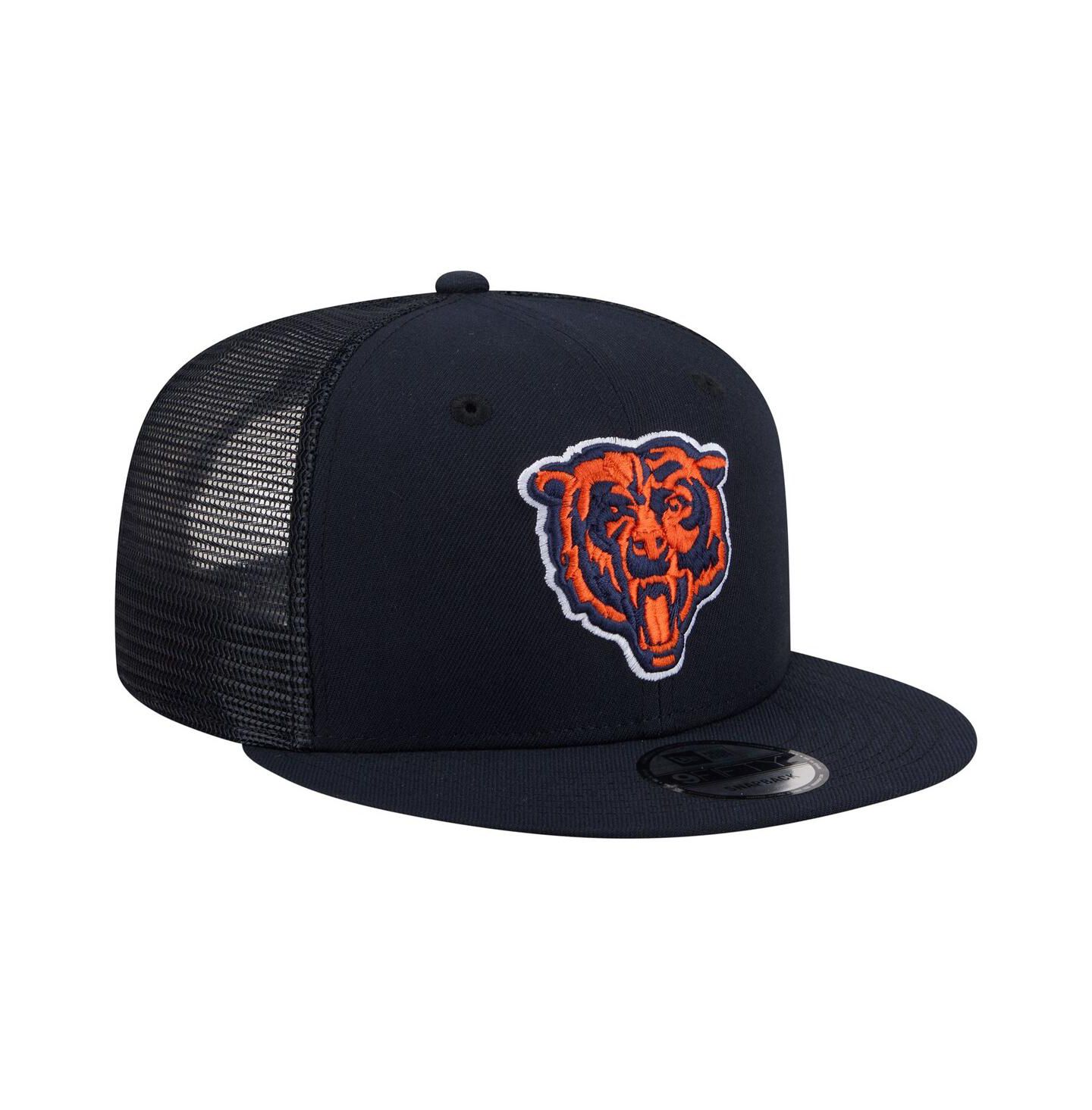 Мужская кепка-тракер-снэпбэк New Era Chicago Bears Core Team 9FIFTY, Navy — фото 2