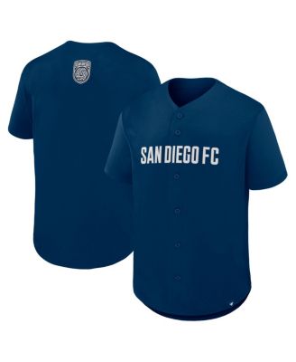 Men's Navy San Diego FC Maximum Intensity Button-Up Jersey