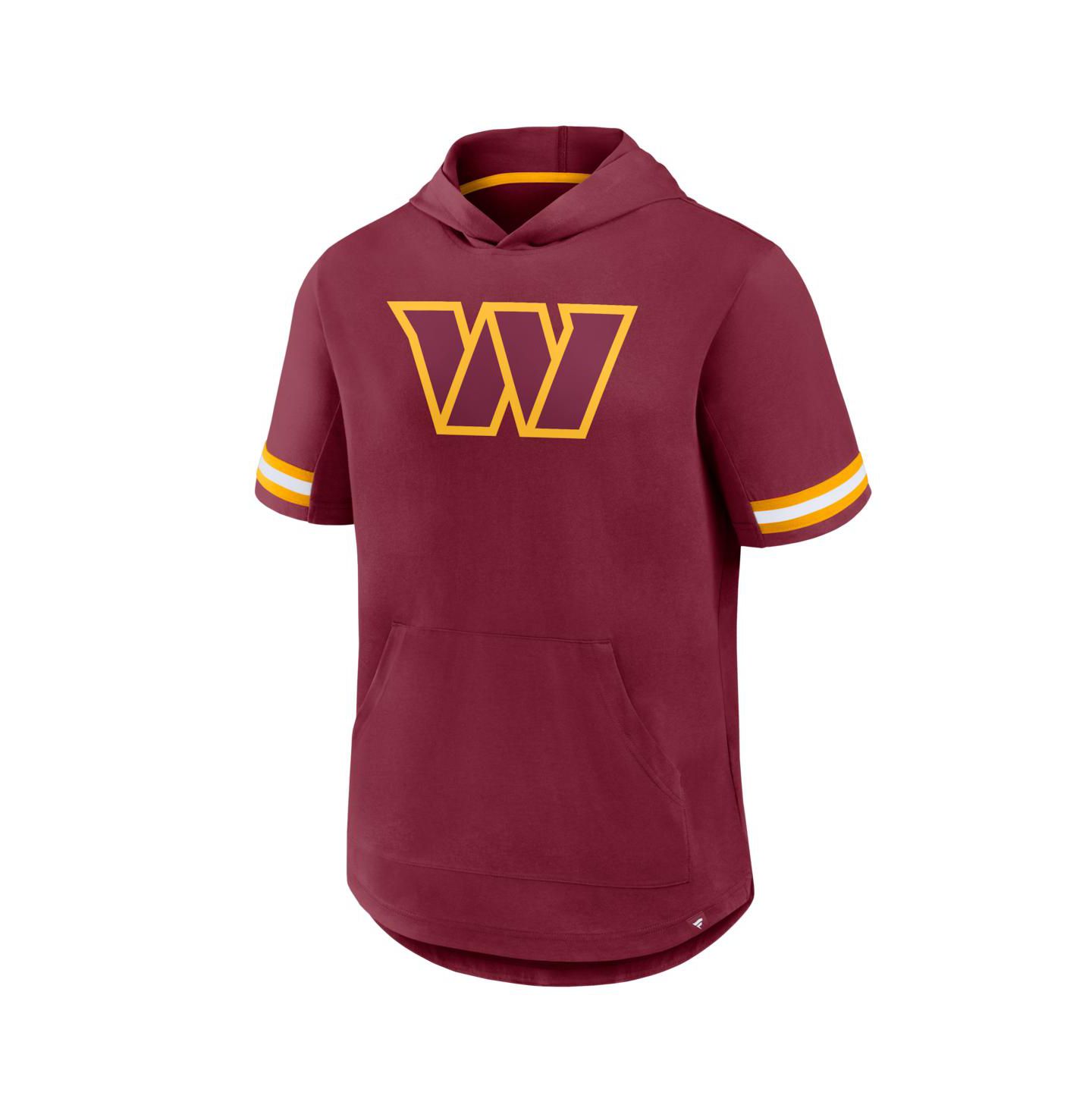 Мужская футболка Fanatics Burgundy Washington Commanders Optimal Play Short Sleeve Hooded — фото 2