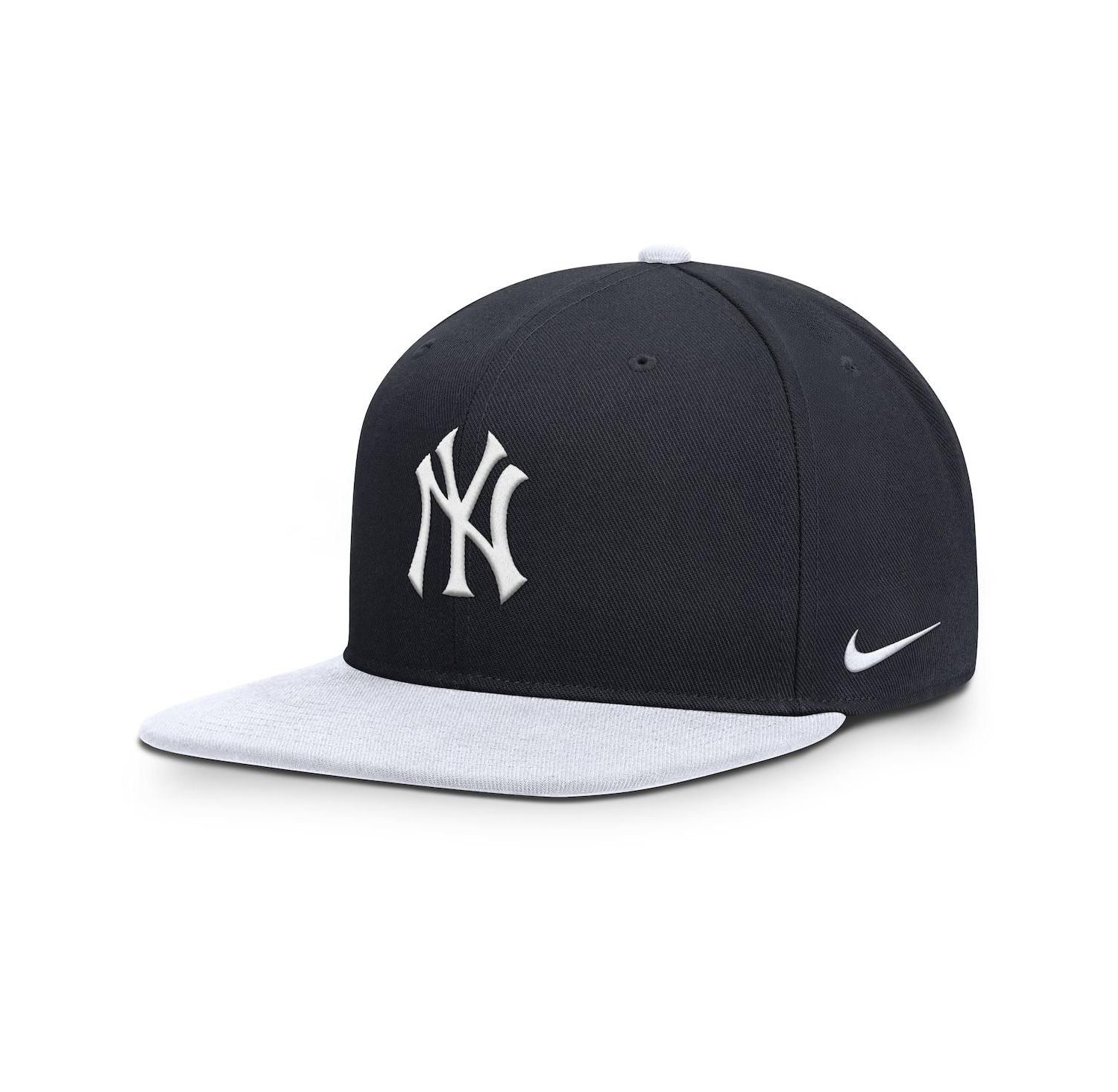 Men's Navy/White New York Yankees Primetime Pro Dri-FIT Snapback Hat