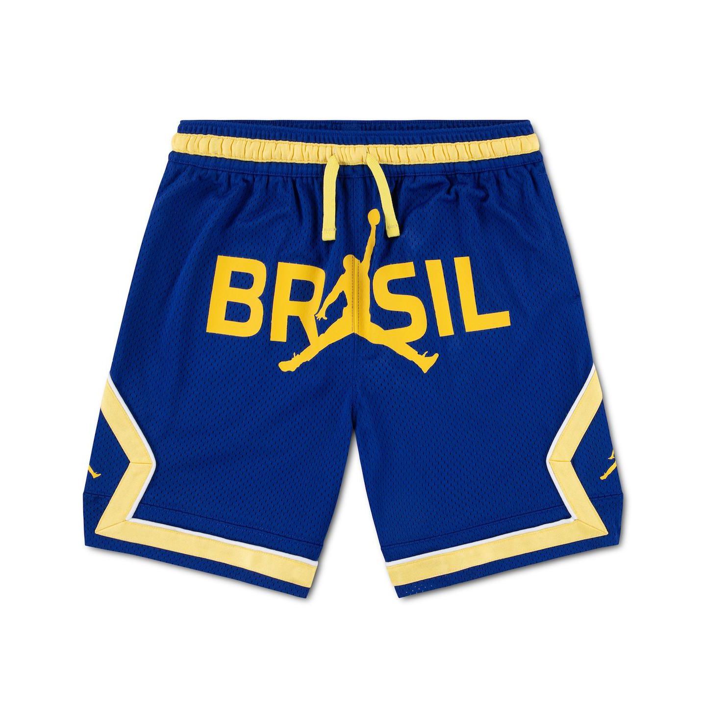 Детские шорты Jordan Royal Brazil National Team Mesh Demand Dri-FIT — фото 1