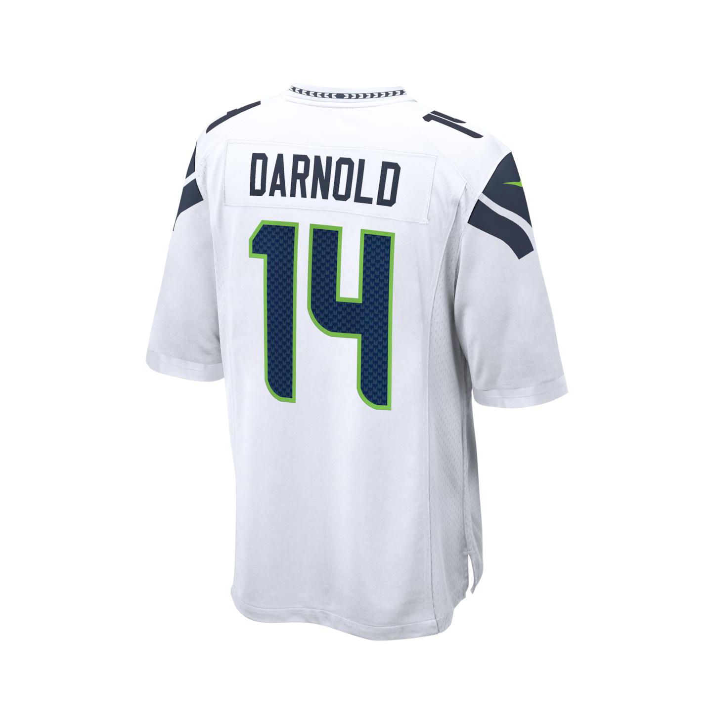 Мужской топ Nike Sam Darnold White Seattle Seahawks Game Jersey — фото 3