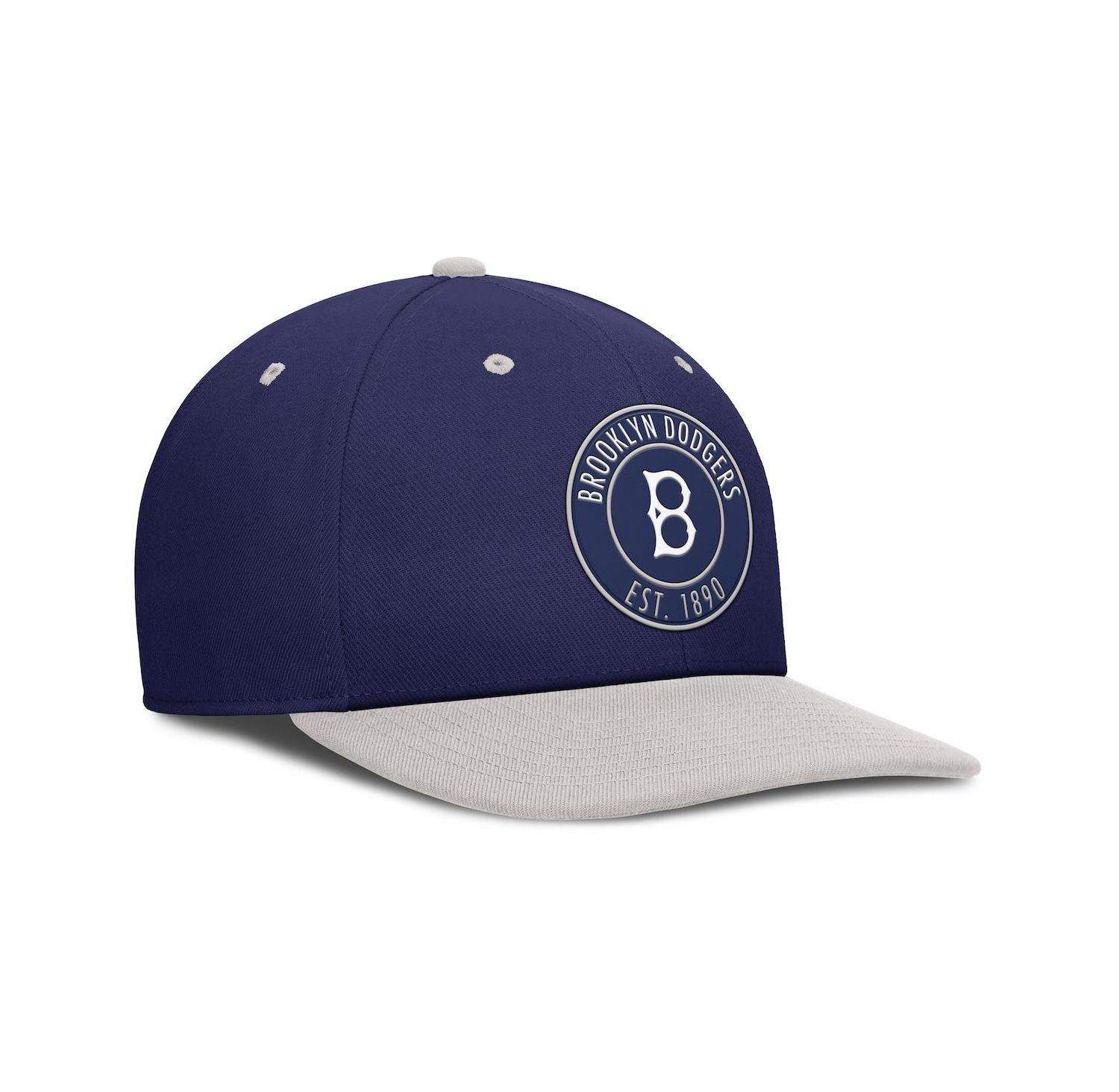 Men's Navy/Silver Brooklyn Dodgers Cooperstown Collection Pro Dri-FIT Snapback Hat