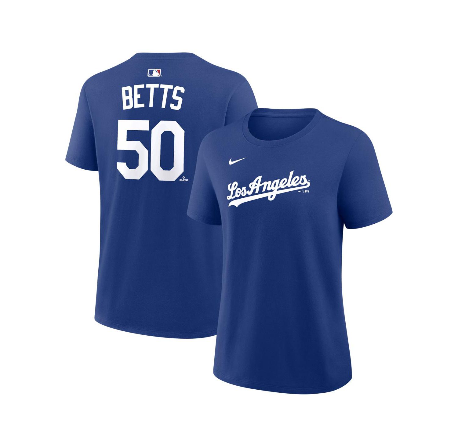 Women's Mookie Betts Royal Los Angeles Dodgers Name & Number T-Shirt