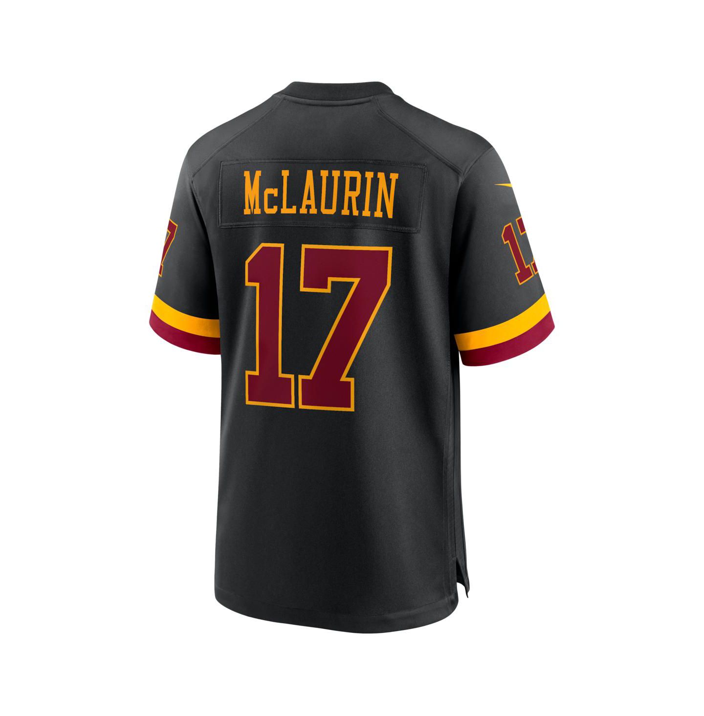 Мужской топ Nike Hail Raiser Terry McLaurin Black Washington Commanders Alternate Game Jersey — фото 3