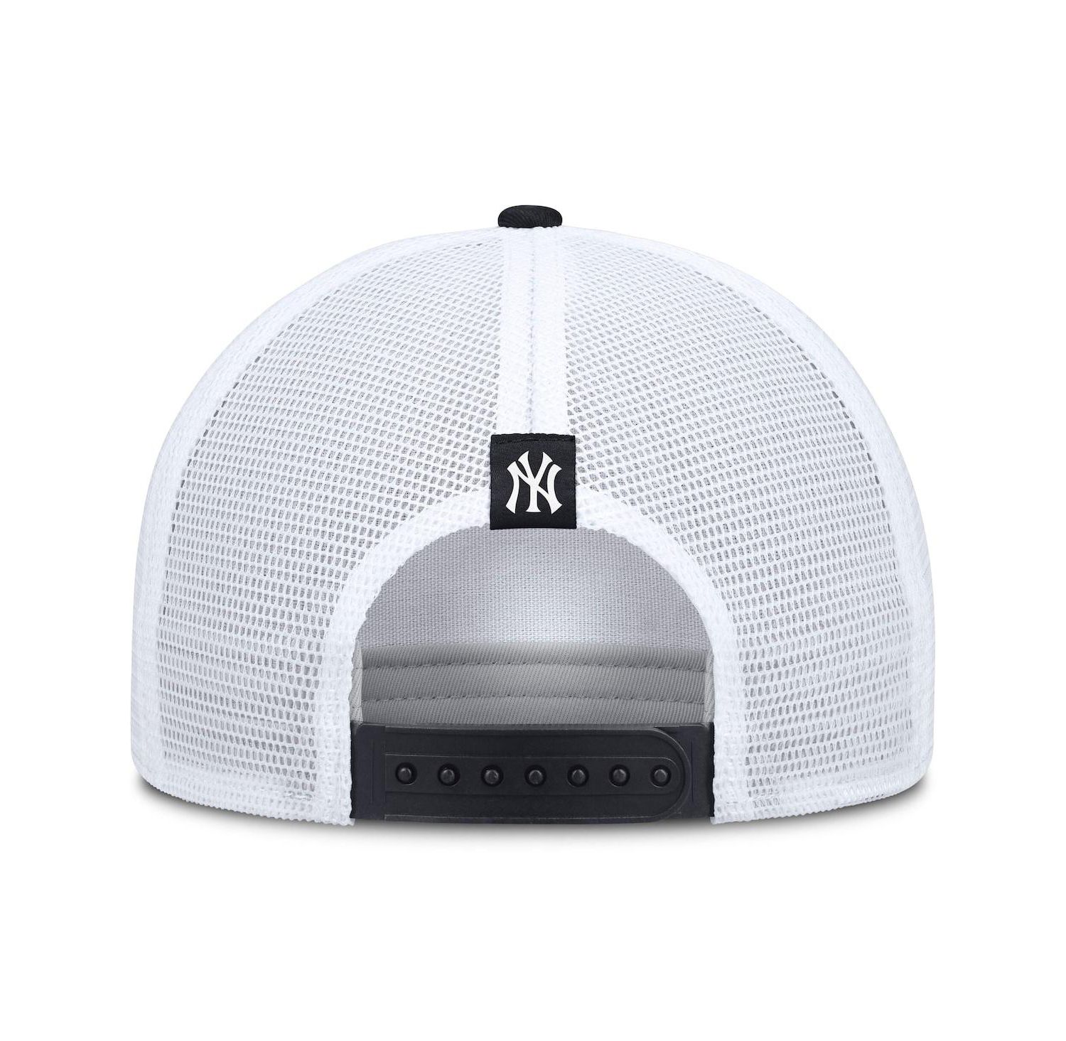 Men's Khaki/Navy New York Yankees Rise A-Frame Trucker Adjustable Hat