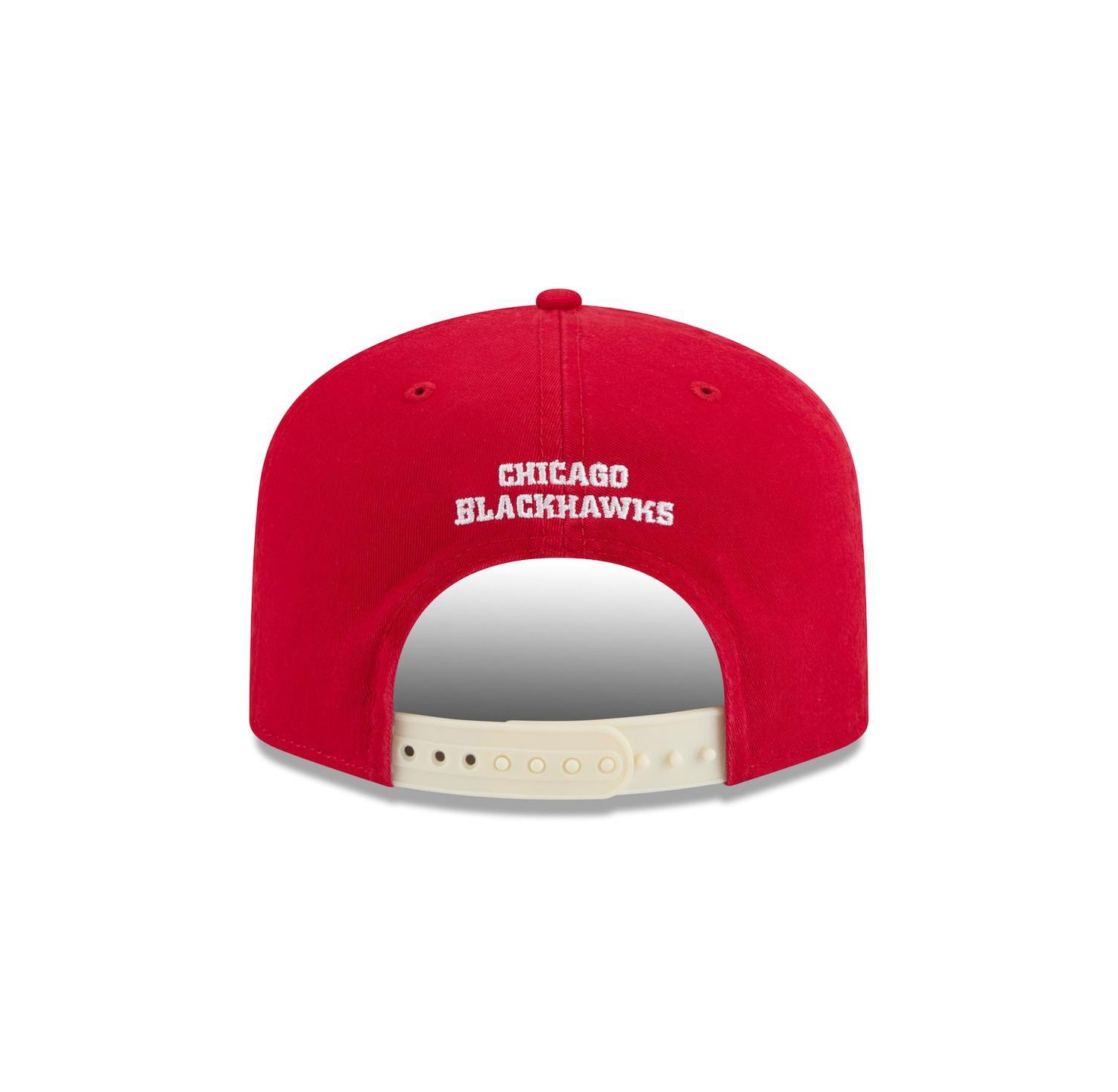 Men's Red Chicago Blackhawks Throwback Stanley Cup Champions Side Patch 19TWENTY Adjustable Hat