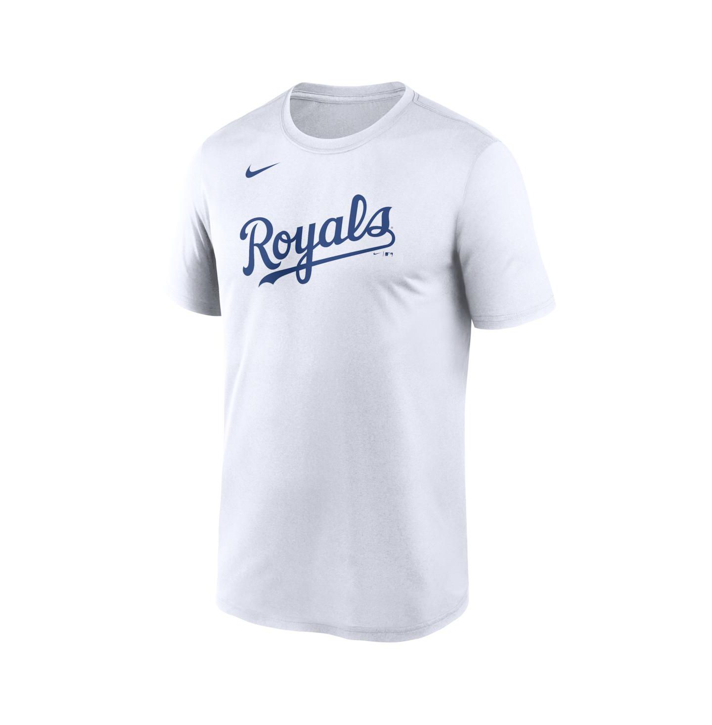 Мужская футболка Nike White Kansas City Royals New Legend Wordmark Dri-FIT — фото 2