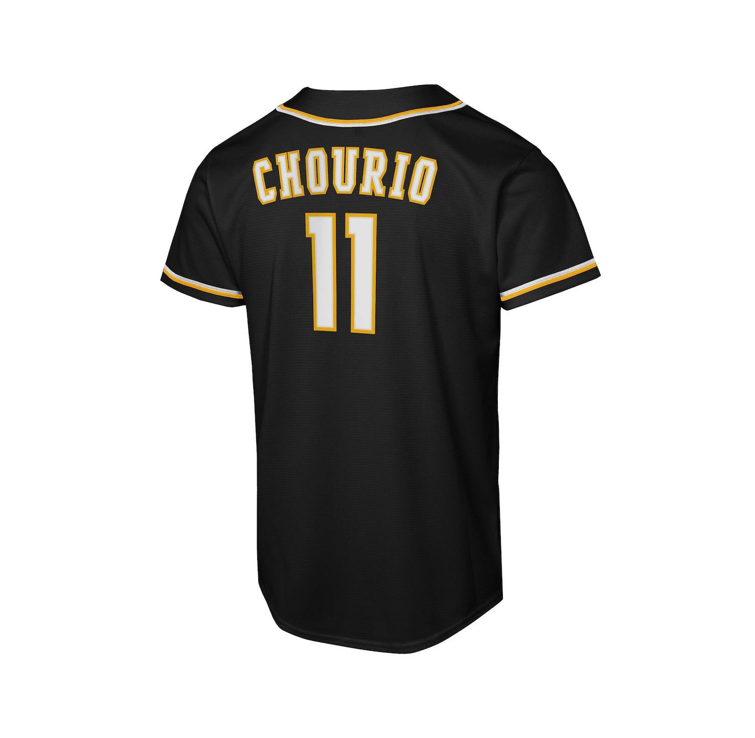Big Boys and Girls Jackson Chourio Black Milwaukee Brewers Fashion Replica Player Jersey