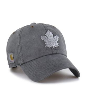 X Carhartt Men's Charcoal Toronto Maple Leafs Clean Up Adjustable Hat