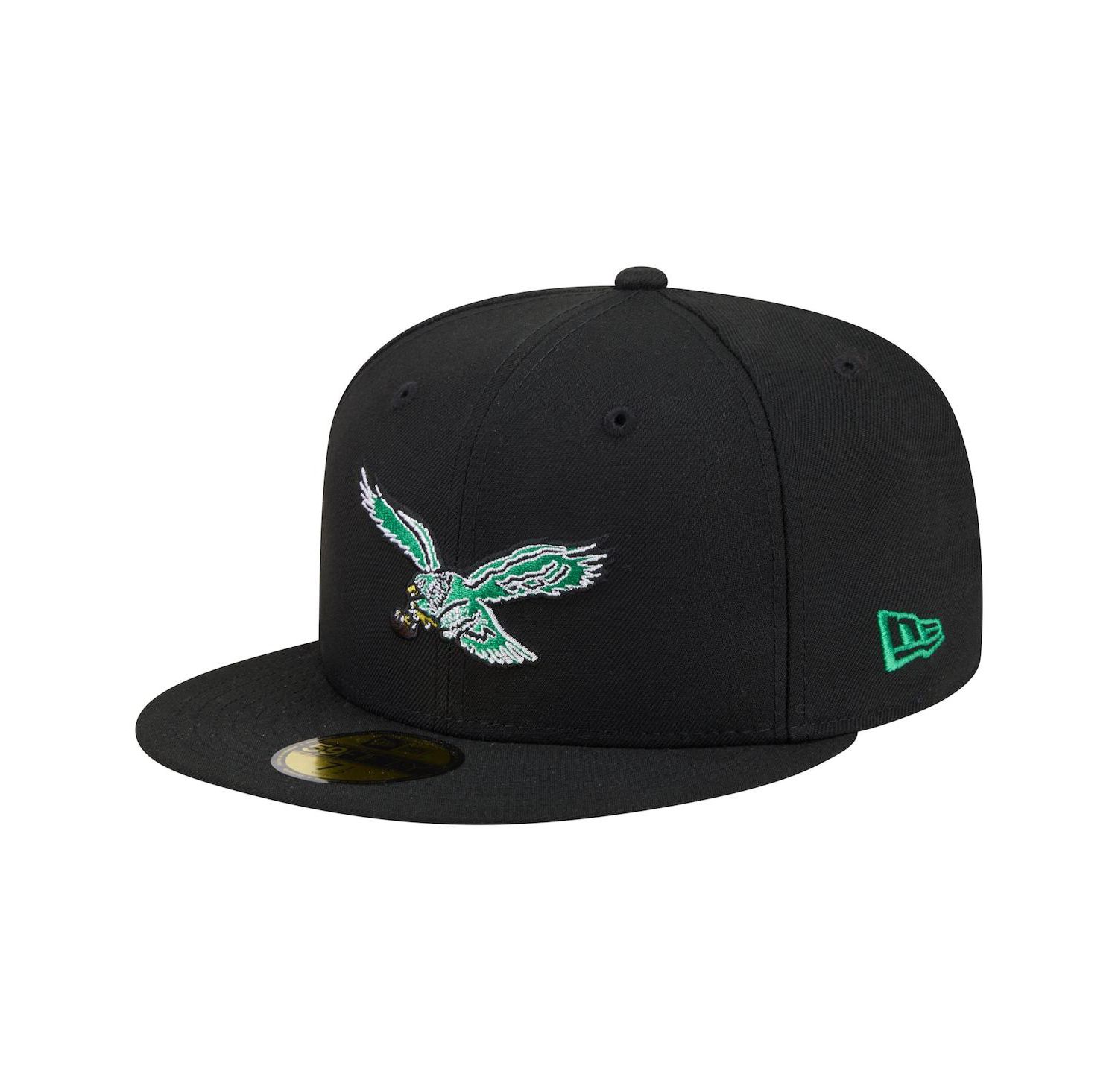Men's Black Philadelphia Eagles 59FIFTY Fitted Hat