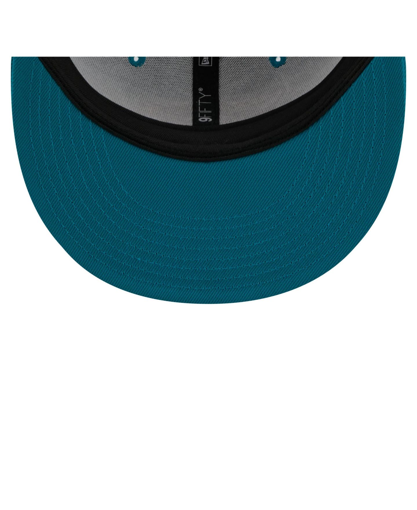 Мужская кепка New Era Teal Jacksonville Jaguars Core Team 9FIFTY Trucker Snapback Hat — фото 5