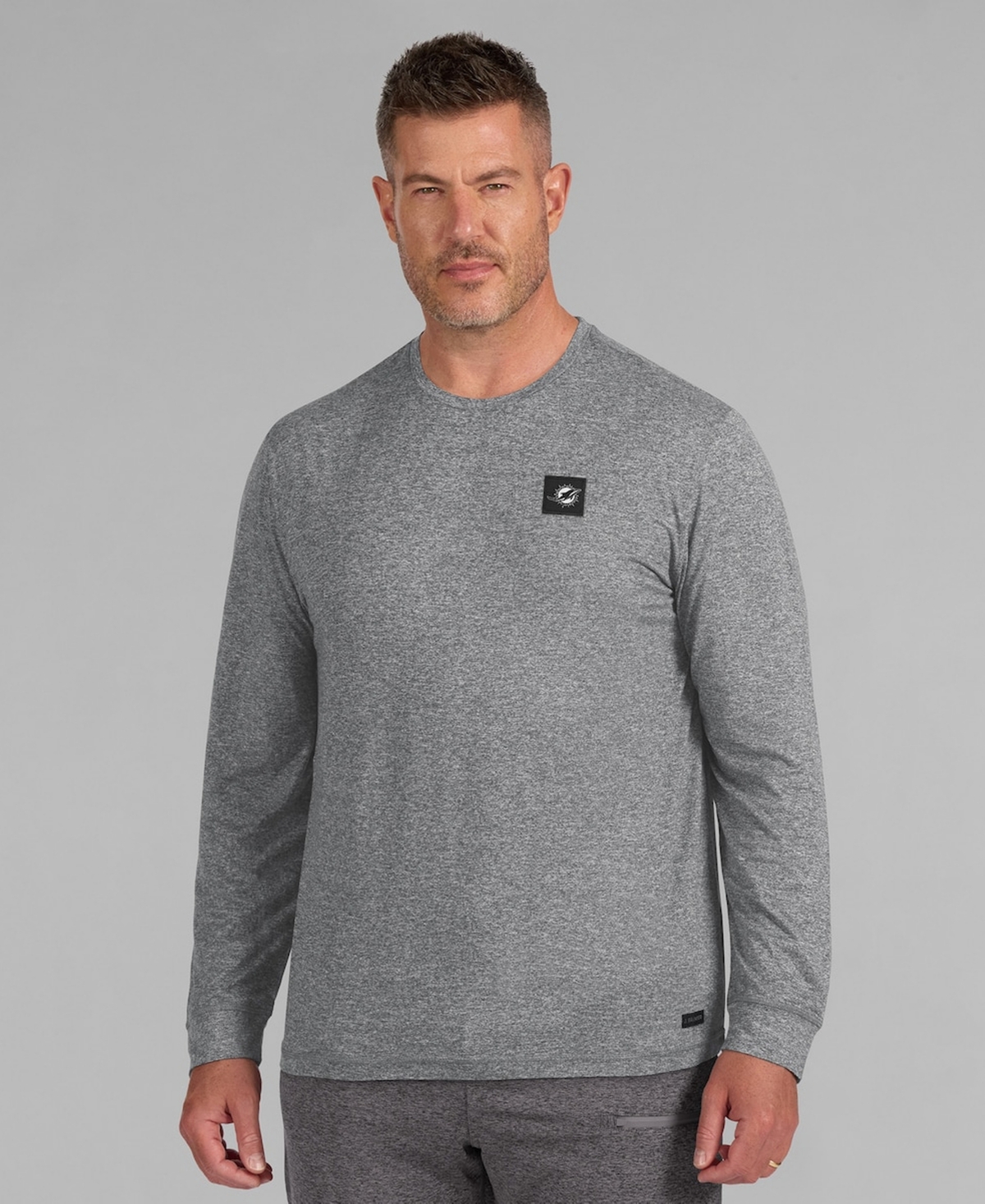 J. Palmer Men's Black Miami Dolphins Four Down Long Sleeve T-Shirt
