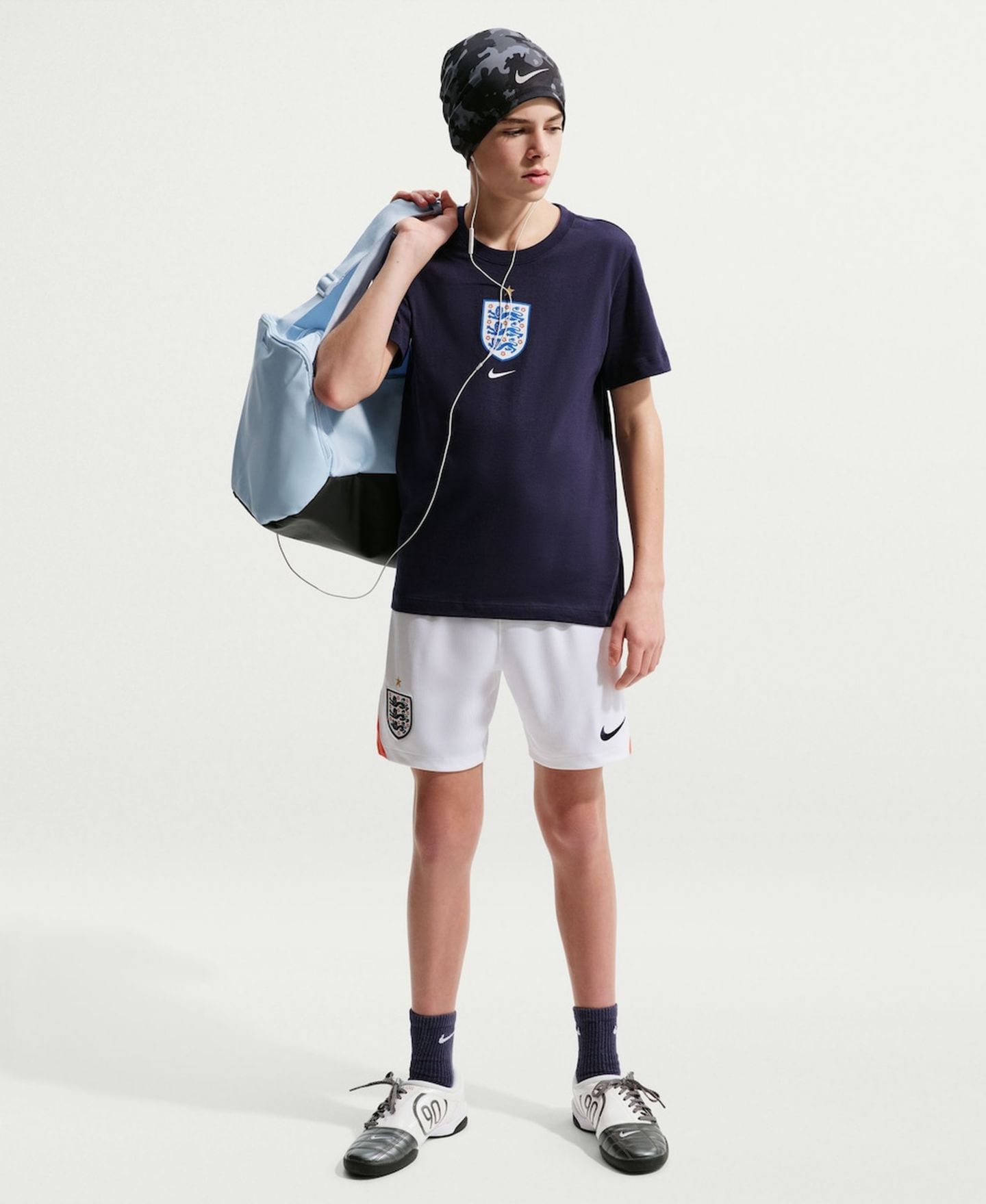Детские шорты Nike White England National Team 2026 Home Stadium Replica — фото 2