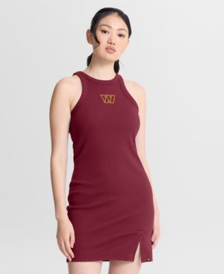 Women's Burgundy Washington Commanders Push Beyond Tri-Blend Ribbed Sleeveless Dress