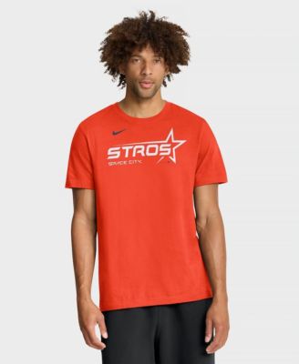 Men's Orange Houston Astros City Connect Wordmark T-Shirt