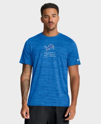 Men's Blue Detroit Lions Velocity Ball Carrier Dri-FIT T-Shirt