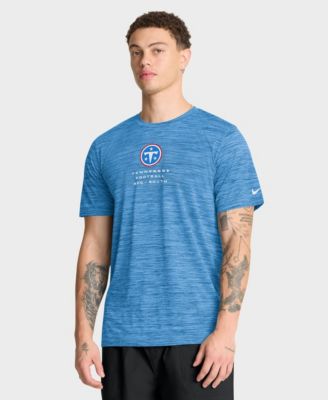 Men's Light Blue Tennessee Titans Velocity Ball Carrier Dri-FIT T-Shirt