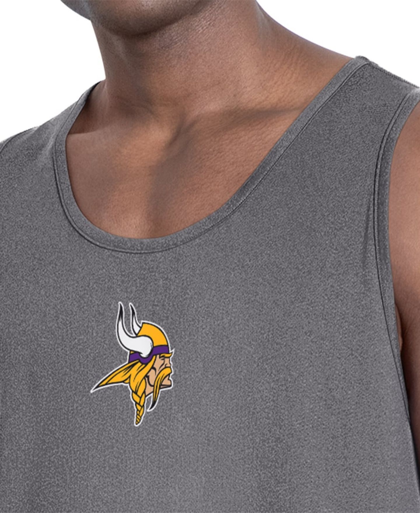 Мужской топ MSX by Michael Strahan Charcoal Minnesota Vikings Energy — фото 3