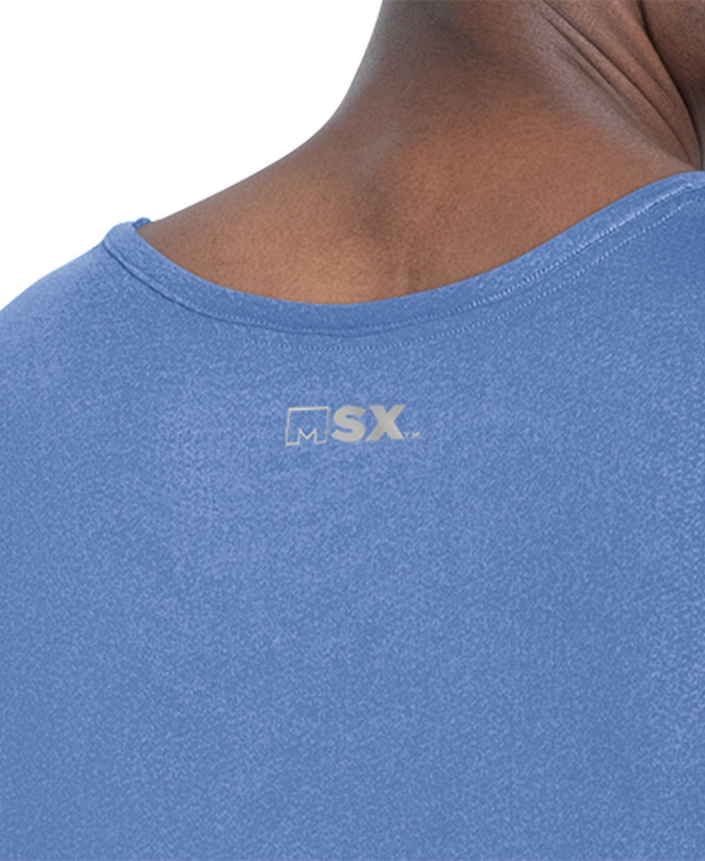 Мужской топ MSX by Michael Strahan Royal Buffalo Bills Energy Scoop Neck — фото 3