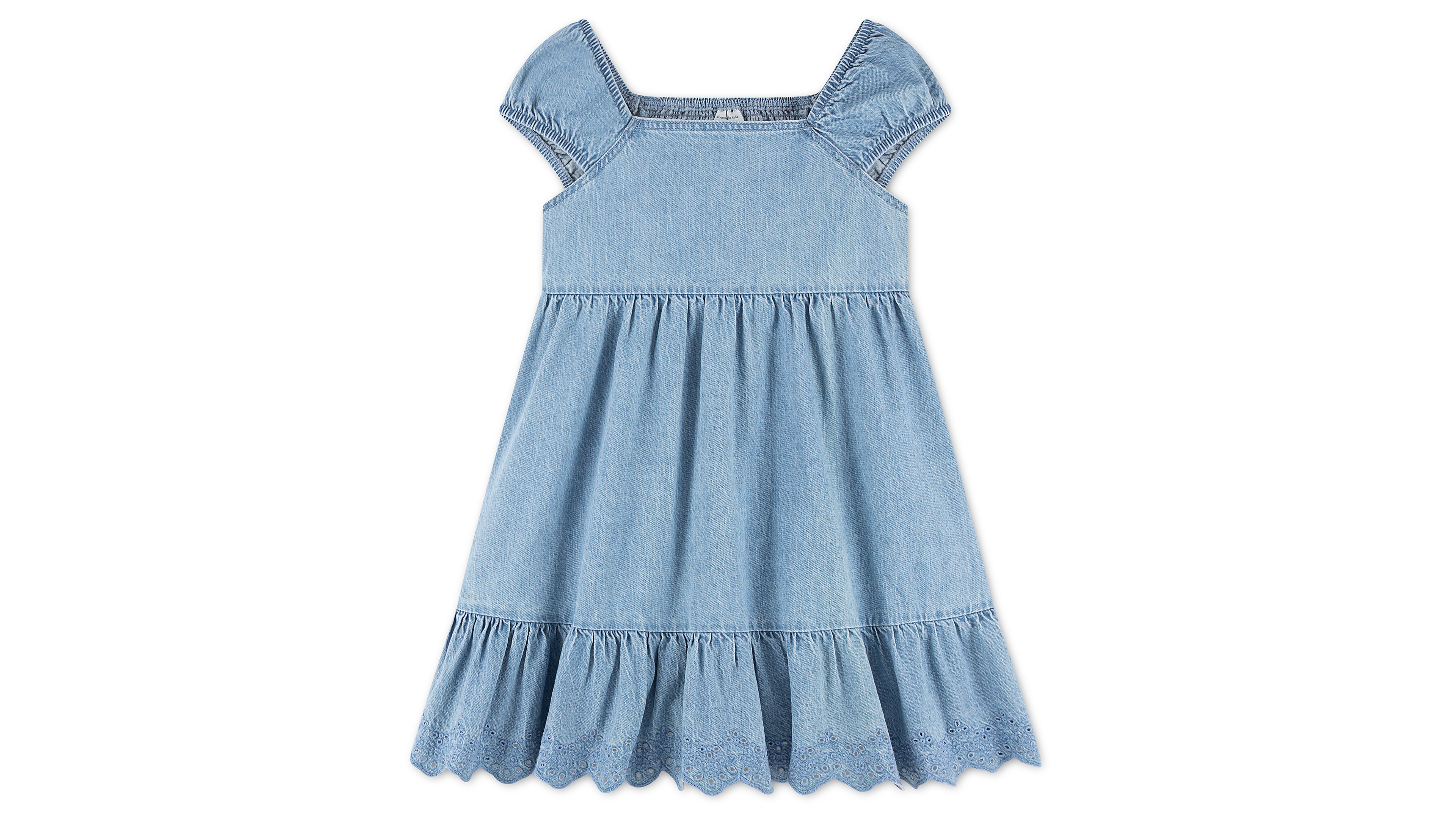 abercrombie kids Girls' 5-16 Smocked Denim Dress