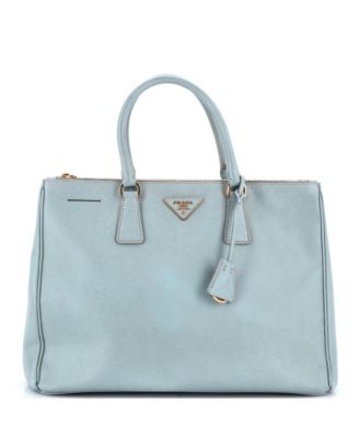 Large Double Zip Lux Tote Saffiano Leather