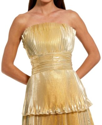 silver green dress Adora Design 3188 Spaghetti Strap Pleated Slit Long Prom Gown