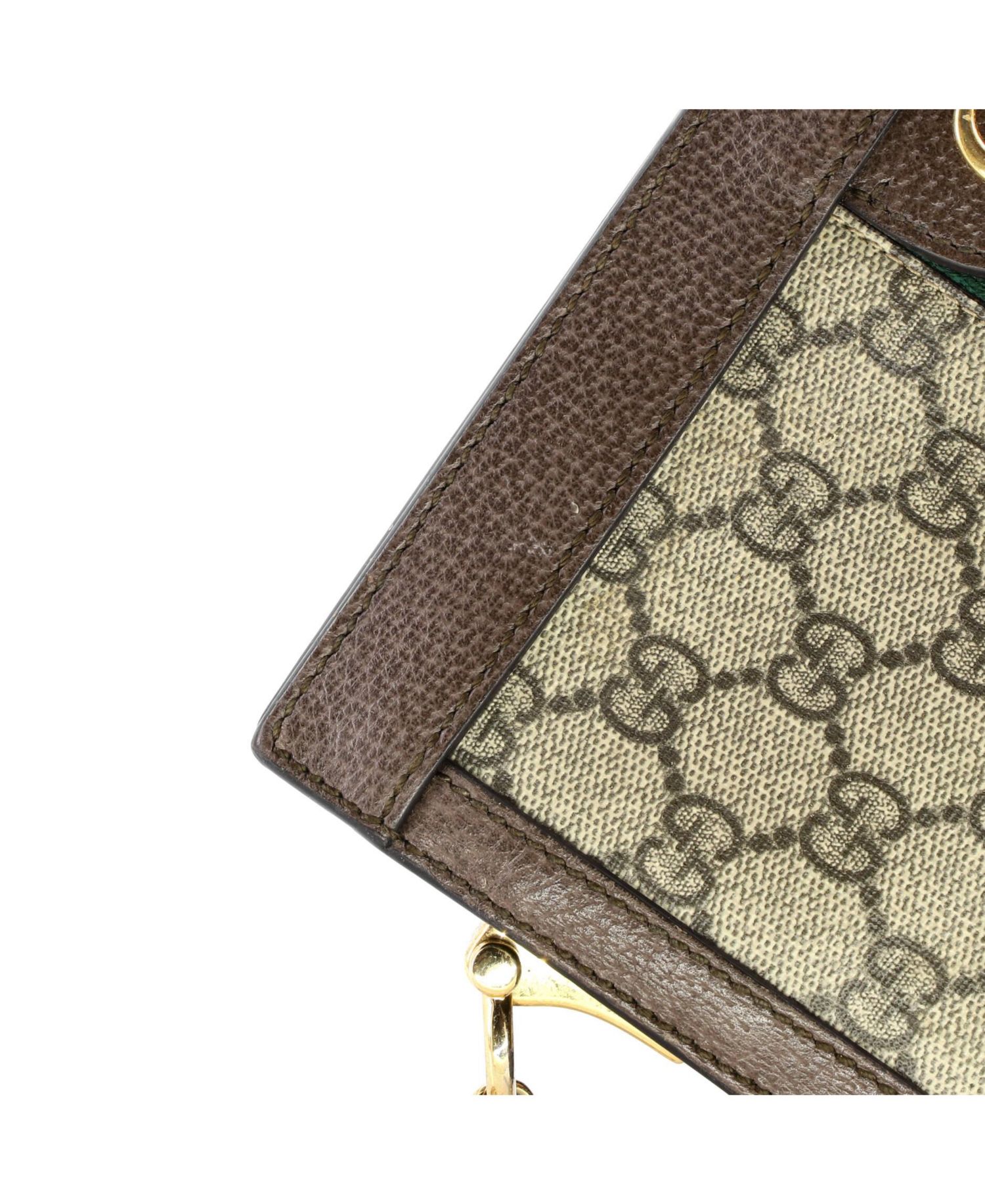Small Ophidia Chain Shoulder Bag GG Coated Canvas