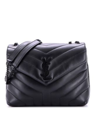Small Loulou Shoulder Bag Matelasse Chevron Leather