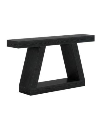 Farmhouse Console Sofa Table with Storage for Living Room and Entryway Organization