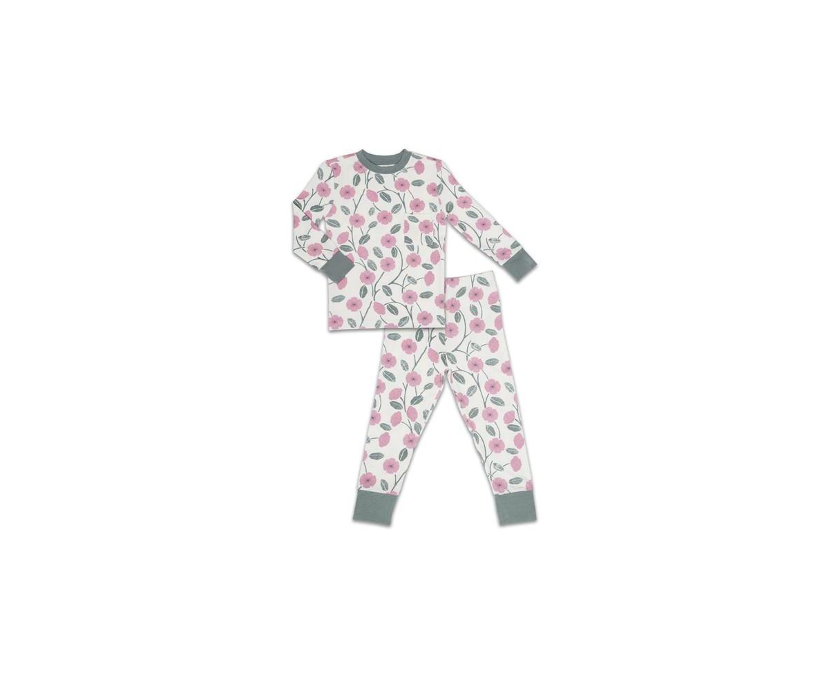 Everly Grey Little Boys Emerson Fitted Long Sleeve Two-Piece Pajamas - Honey bloom