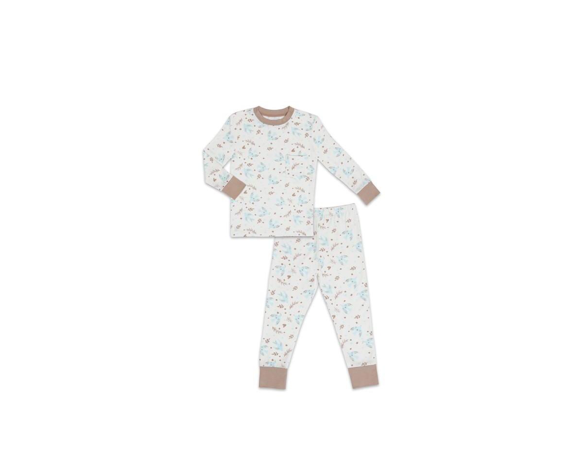 Everly Grey Little Boys Emerson Fitted Long Sleeve Two-Piece Pajamas - Nest