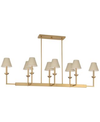  Kime 50inch W 8-Light Island Chandelier with   Shades