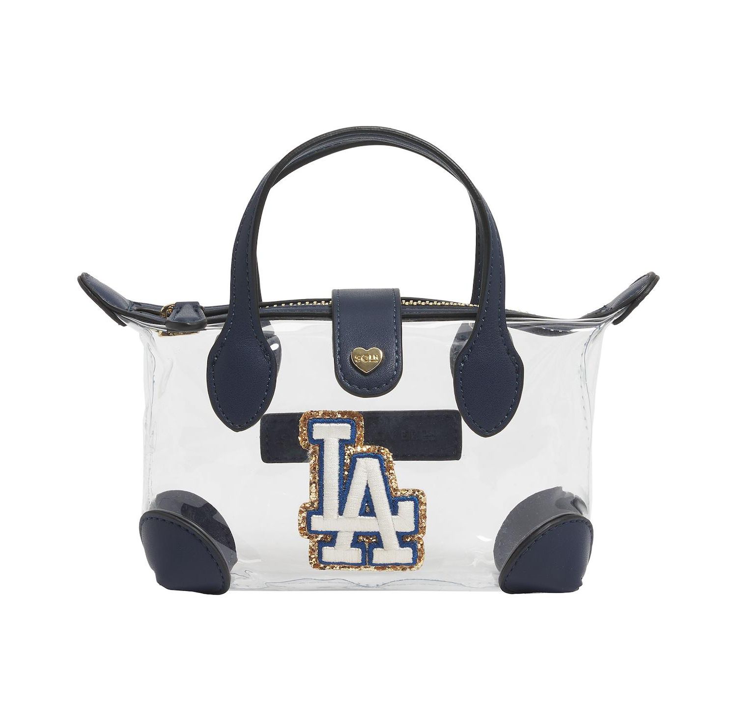 Los Angeles Dodgers Clear Pouchette Crossbody Bag