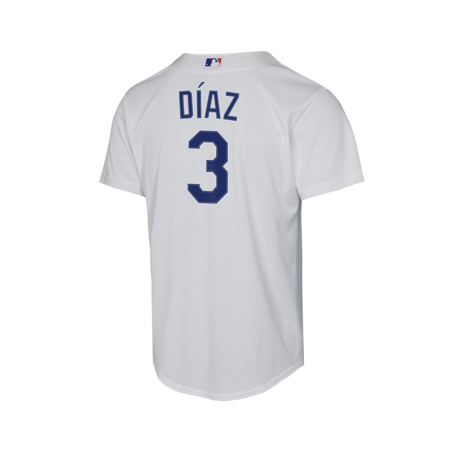 Big Boys and Girls Edwin Díaz White Los Angeles Dodgers Baseline Jersey