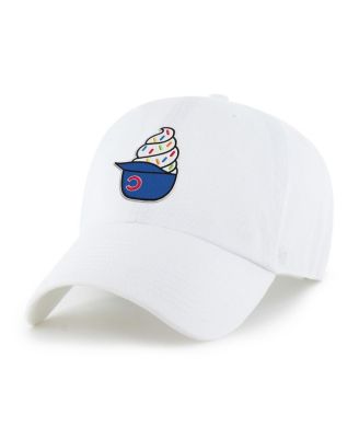 Preschool White Chicago Cubs Ice Cream Helmet Clean Up Adjustable Hat