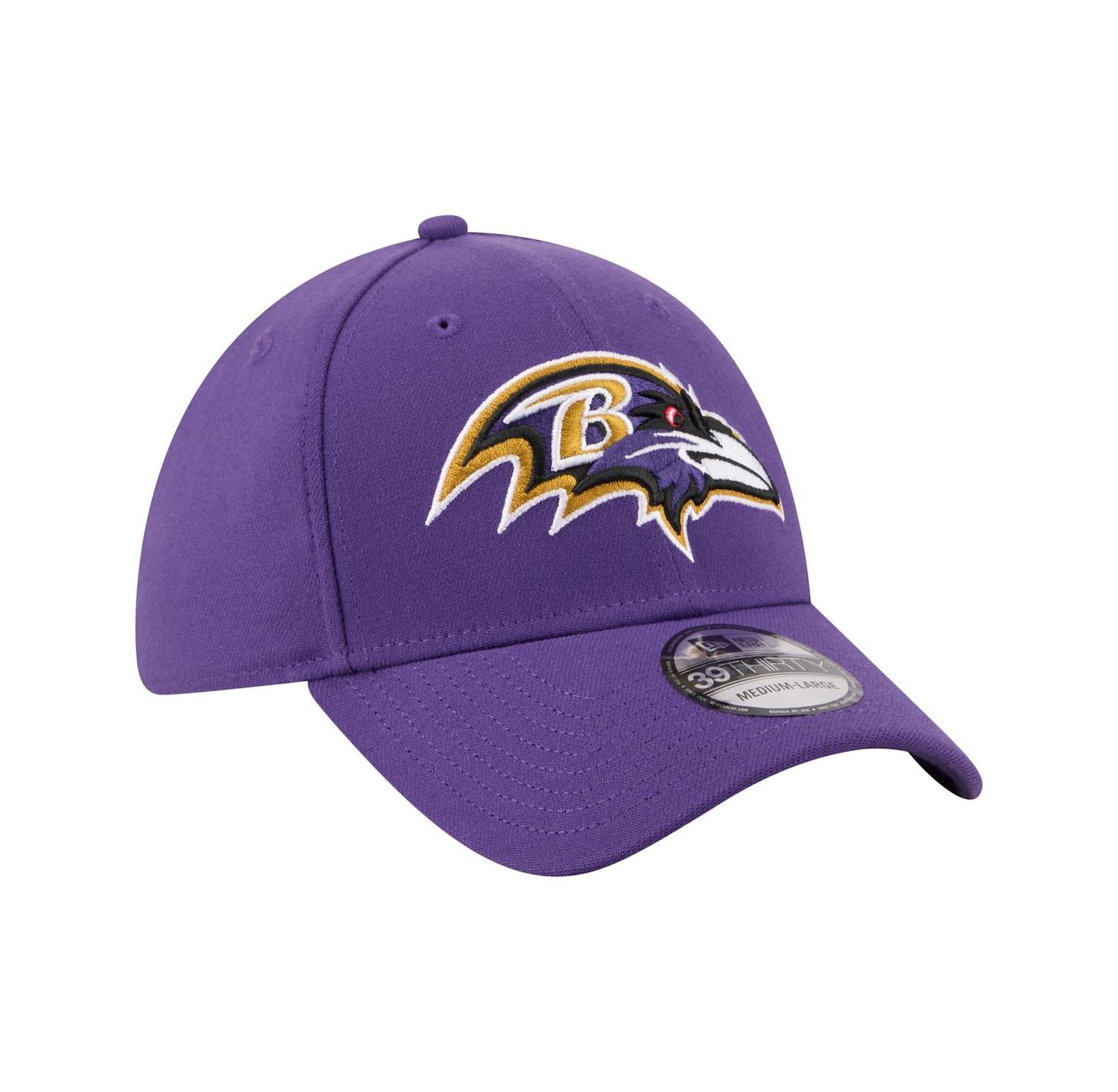 Men's Purple Baltimore Ravens Core Team 39THIRTY Flex Hat