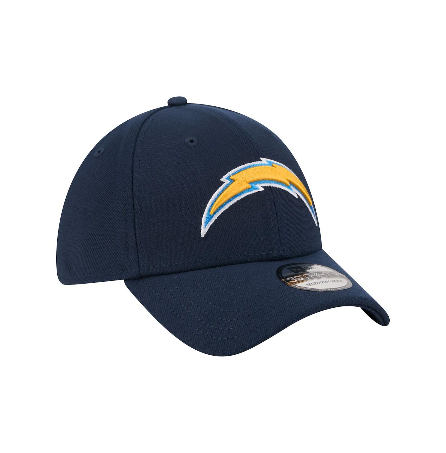 Мужская кепка New Era Navy Los Angeles Chargers Core Team 39THIRTY Flex Hat — фото 3